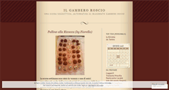 Desktop Screenshot of gamberoroscio.wordpress.com