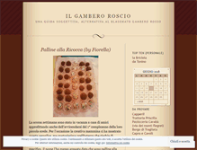 Tablet Screenshot of gamberoroscio.wordpress.com