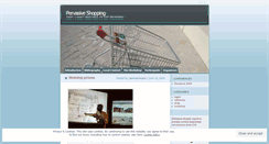 Desktop Screenshot of pervasiveshopping.wordpress.com