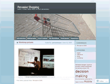 Tablet Screenshot of pervasiveshopping.wordpress.com