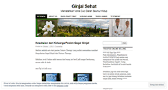 Desktop Screenshot of ginjalsehat.wordpress.com