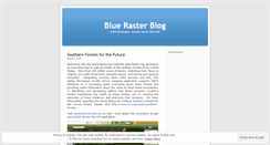 Desktop Screenshot of blueraster.wordpress.com