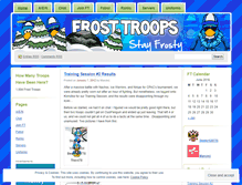 Tablet Screenshot of frosttroopscp.wordpress.com