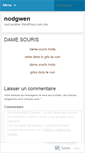 Mobile Screenshot of nodgwen.wordpress.com