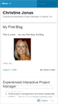 Mobile Screenshot of jonasc1.wordpress.com