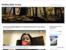 Tablet Screenshot of healthysaferliving.wordpress.com