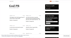 Desktop Screenshot of godpr.wordpress.com