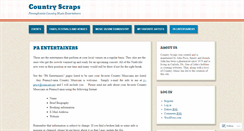 Desktop Screenshot of countryscraps.wordpress.com