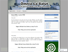 Tablet Screenshot of lasalut.wordpress.com