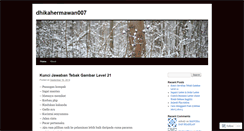 Desktop Screenshot of dhikahermawan007.wordpress.com