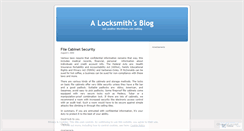 Desktop Screenshot of gonzaleslock.wordpress.com