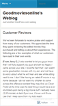 Mobile Screenshot of goodmoviesonline.wordpress.com