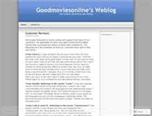 Tablet Screenshot of goodmoviesonline.wordpress.com