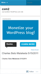 Mobile Screenshot of csm2.wordpress.com