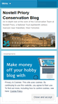 Mobile Screenshot of nostellprioryconservation.wordpress.com