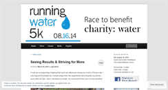 Desktop Screenshot of nprunningwater.wordpress.com