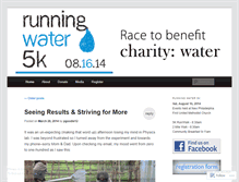 Tablet Screenshot of nprunningwater.wordpress.com