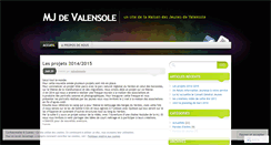 Desktop Screenshot of mjvalensole.wordpress.com