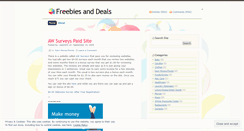 Desktop Screenshot of freebiesanddeals.wordpress.com