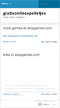 Mobile Screenshot of gratisonlinespelletjes.wordpress.com