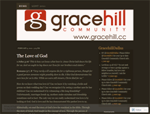 Tablet Screenshot of gracehilldallas.wordpress.com