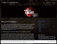 Tablet Screenshot of harshlightmovie.wordpress.com