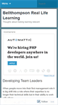 Mobile Screenshot of bellthompson.wordpress.com