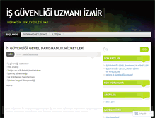 Tablet Screenshot of isguvenligiuzmani.wordpress.com