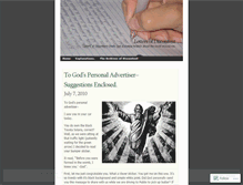 Tablet Screenshot of lettersofdiscontent.wordpress.com