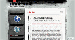 Desktop Screenshot of crustrestaurantconcept.wordpress.com