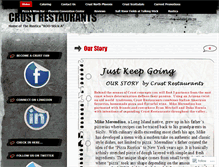 Tablet Screenshot of crustrestaurantconcept.wordpress.com