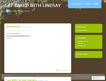 Tablet Screenshot of getbakedwithlindsay.wordpress.com