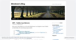 Desktop Screenshot of blindmeis.wordpress.com