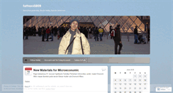 Desktop Screenshot of fathoni0809.wordpress.com