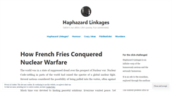 Desktop Screenshot of haphazardlinkages.wordpress.com