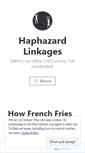 Mobile Screenshot of haphazardlinkages.wordpress.com