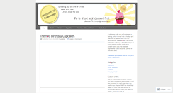 Desktop Screenshot of dessertf1rst.wordpress.com