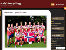 Tablet Screenshot of andy89afl.wordpress.com