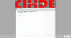 Desktop Screenshot of historiahoy.wordpress.com