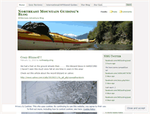 Tablet Screenshot of northeastguiding.wordpress.com