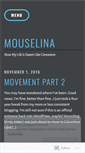 Mobile Screenshot of mouselina.wordpress.com