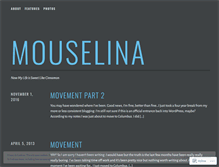 Tablet Screenshot of mouselina.wordpress.com