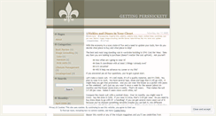 Desktop Screenshot of mspersnickety.wordpress.com