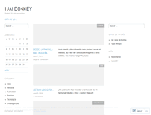 Tablet Screenshot of iamdonkey.wordpress.com