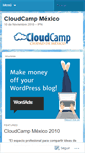 Mobile Screenshot of cloudcampmexico.wordpress.com