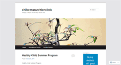 Desktop Screenshot of childrensnutritionclinic.wordpress.com