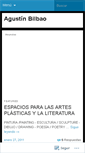 Mobile Screenshot of agustinbilbaoarte.wordpress.com