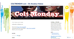 Desktop Screenshot of coltmonday.wordpress.com