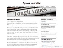 Tablet Screenshot of cynicaljournalist.wordpress.com
