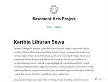 Tablet Screenshot of basementartsproject.wordpress.com